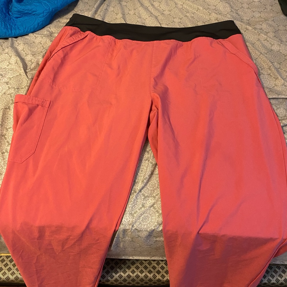 Pink scrubs